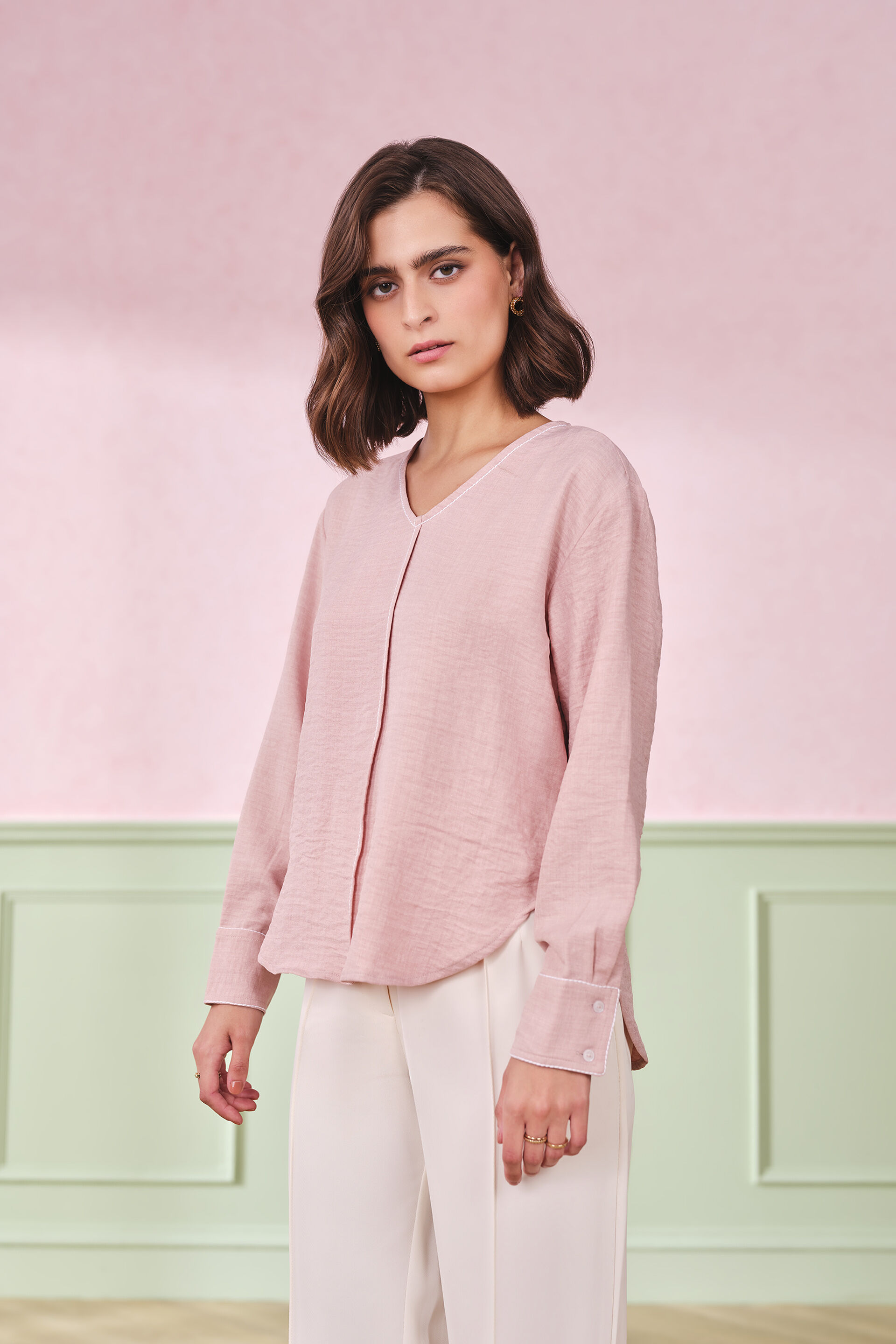 Peach Perfect Top, Peach, image 3